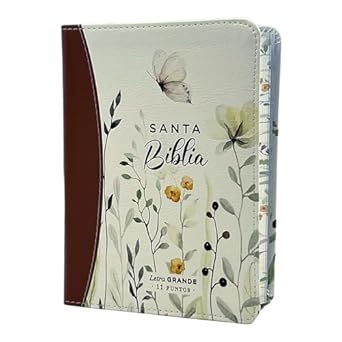 RVR60 Biblia Tamaño Manual Letra Grande con Canto Pintado