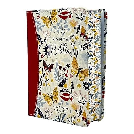 RVR60 Biblia Tamaño Manual Letra Grande con Canto Pintado
