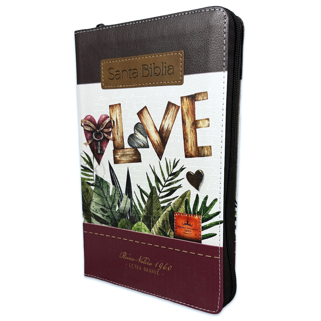 RVR60 Biblia Tamaño Manual Letra Grande con Índice y Cierre