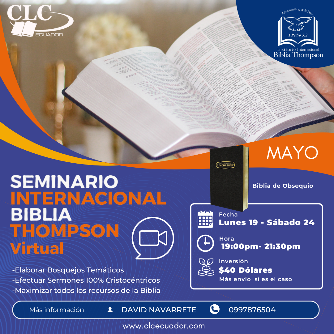 Seminario Biblia Thompson Virtual- MAYO 2025