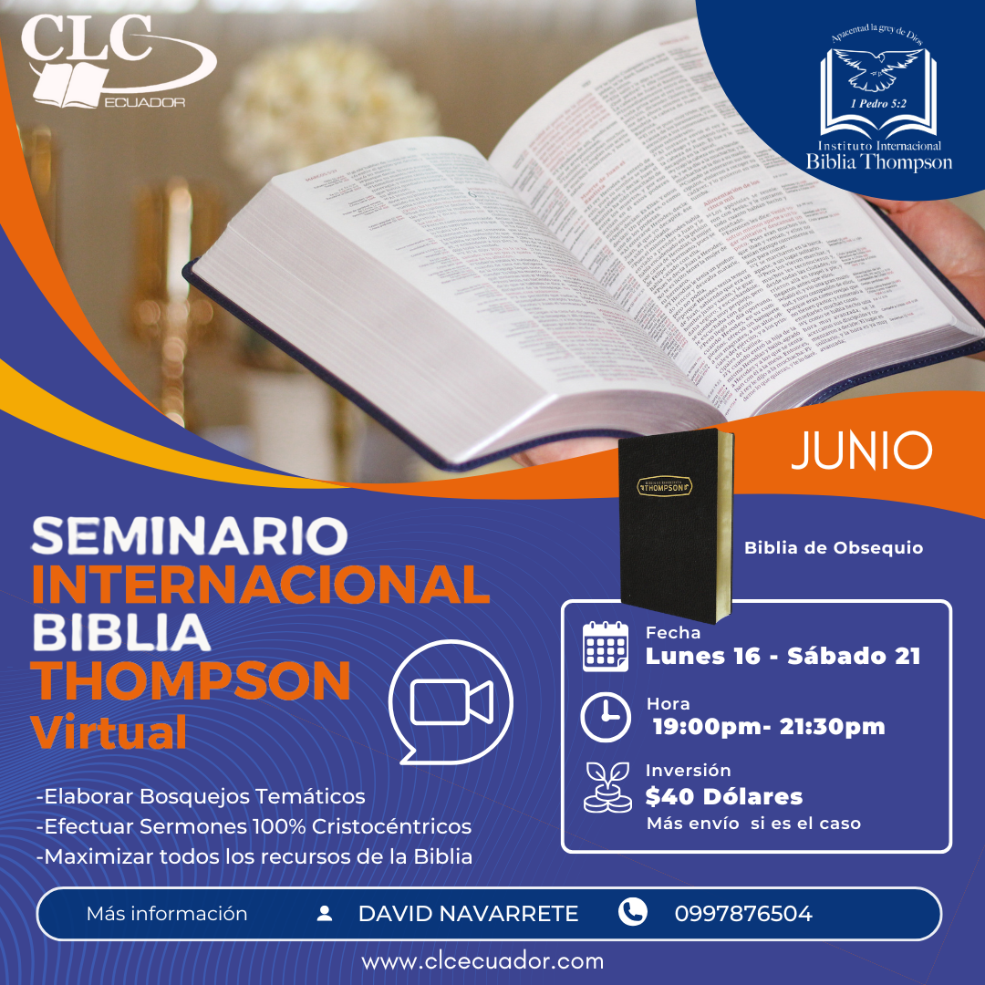 Seminario Biblia Thompson Virtual- JUNIO 2025
