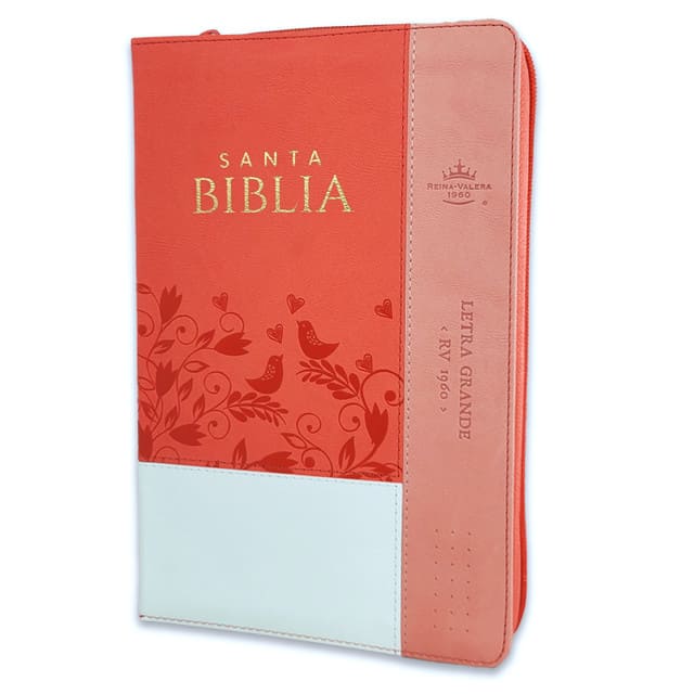 RVR60 Biblia Tamaño Manual Letra Grande con Cierre e Índice