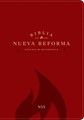 Biblia NVI de Estudio Nueva Reforma piel italiana roja